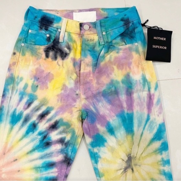 Mother Superior The Tripper Tie Dye High Rise Jeans - Picture 7 of 13